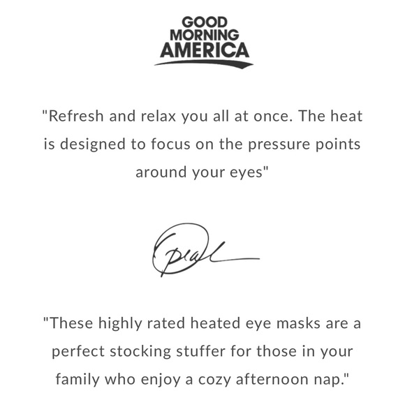 POPMASK Self Heating Sleep Mask for Tired Eyes Rose Scent NEW 5 Pack Sealed Box - Picture 6 of 14